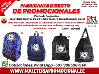 Fabrica de Mochilas y Maletas Deportivas 2025