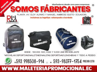 Fabricacion Directa de mochilas promocionales