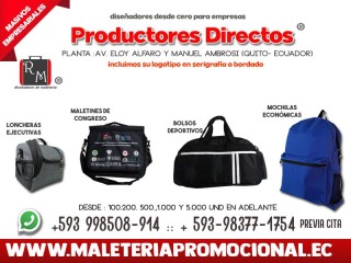 Productores de Mochilas en Ecuador