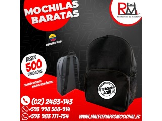 FABRICA DE MOCHILAS ECONÓMICAS PARA CAMPAÑAS PUBLICITARIAS