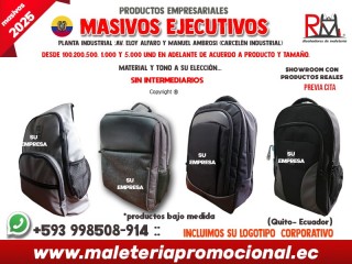 Productores Mayoristas de Mochilas y Maletas Deportivas 2025 en Ecuador