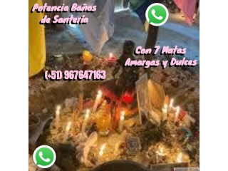 POTENCIA BAÑOS DE SANTERIA CON 7 MATAS AMARGAS Y DULCES