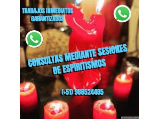 CONSULTAS MEDIANTE SESIONES DE ESPIRITISMOS - TRABAJOS INMEDIATOS GARANTIZADOS