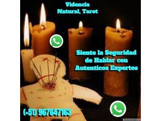 SIENTE LA SEGURIDAD DE HABLAR CON AUTENTICOS EXPERTOS - VIDENCIA NATURAL, TAROT