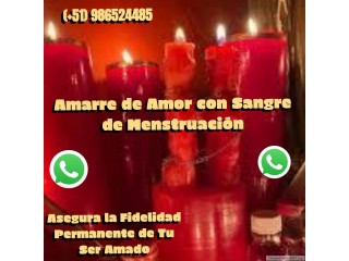 AMARRE DE AMOR CON SANGRE DE MENSTRUACION - ASEGURA LA FIDELIDAD PERMANENTE