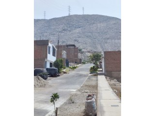 VENTA DE TERRENO EN URB. MIRASOL DE HUAMPANÍ CHOSICA